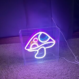 Neon Mushroom LED Light